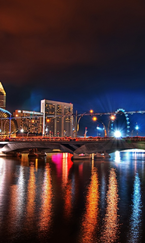 Ночной город обои