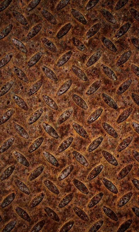 Ржавый перфорированный стальной лист обои