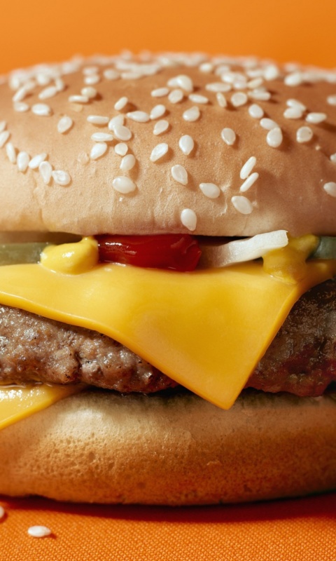 Сочный чизбургер обои