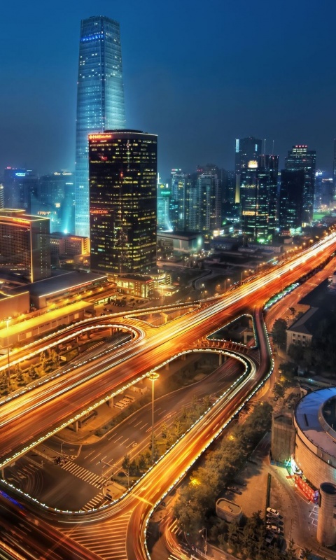 Городская развязка обои