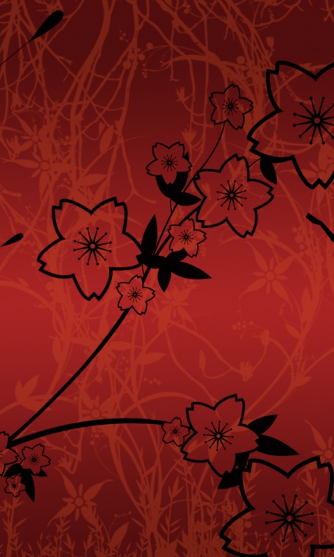 Цветы в векторе обои