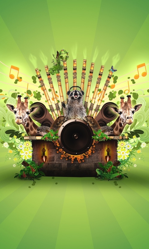 Музыка джунглей обои