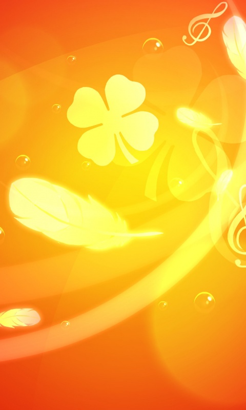 Тёплая энергия света обои