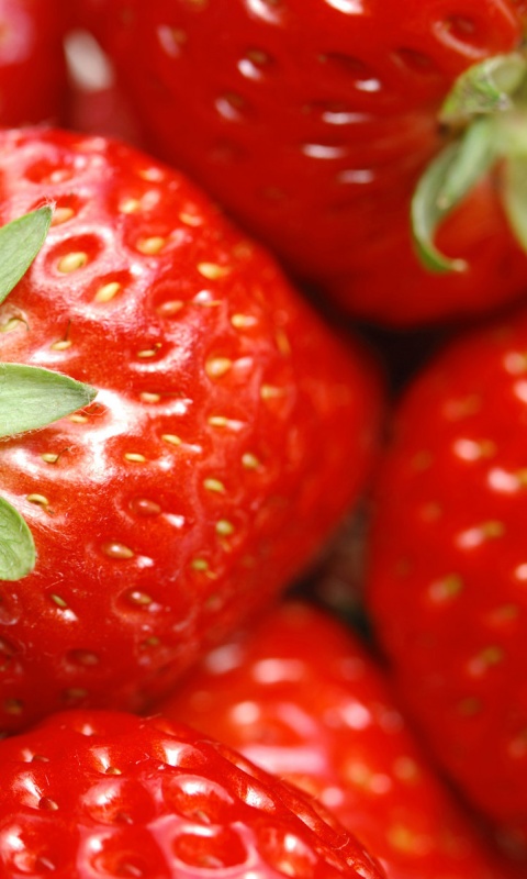 Сочная клубничка обои
