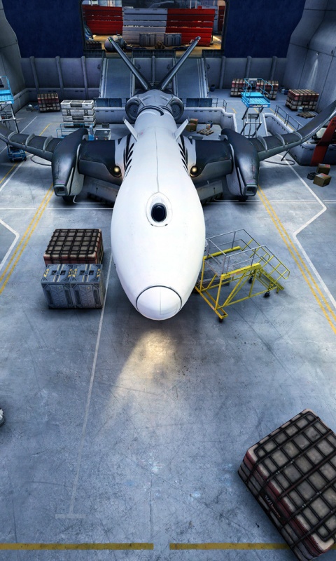 Ангар из игры Brink обои