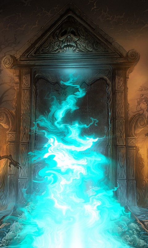 Демонические врата обои