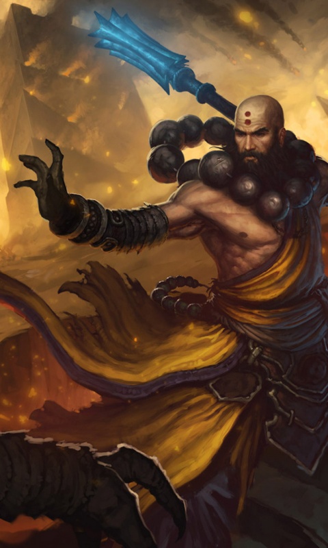 Монах из Diablo 3 обои
