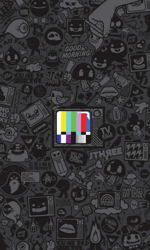 Телевидение убивает всё! обои