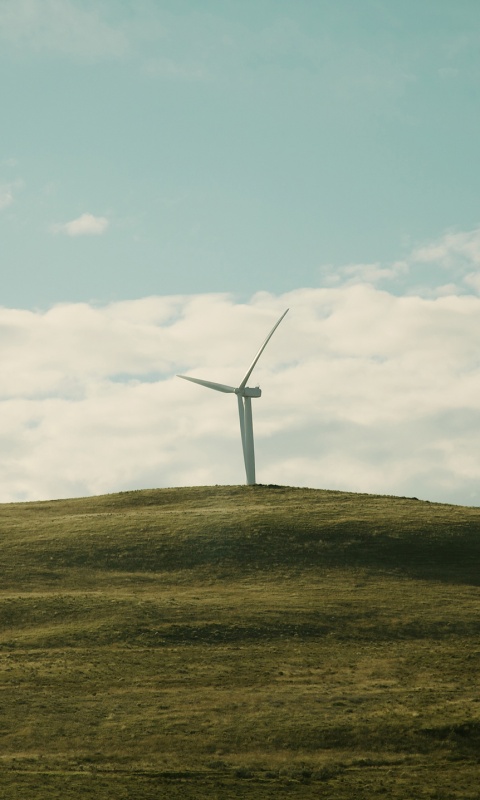 Ветряки в поле обои