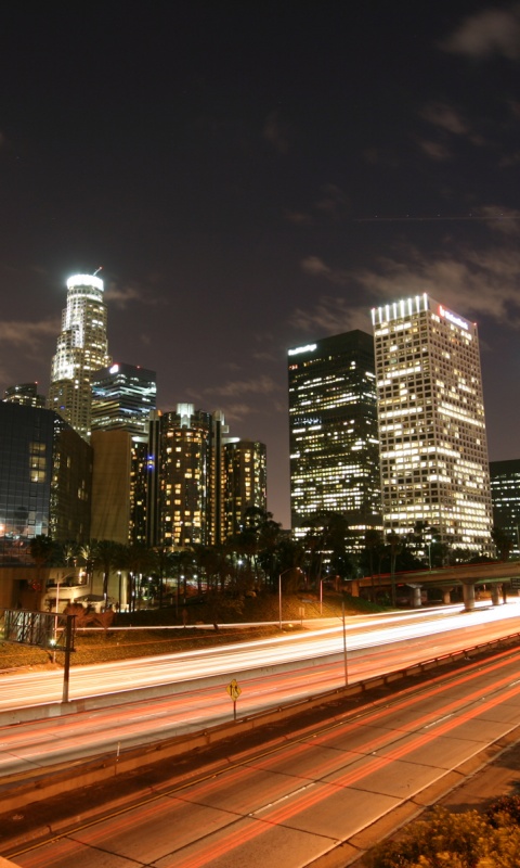 Ночной город обои