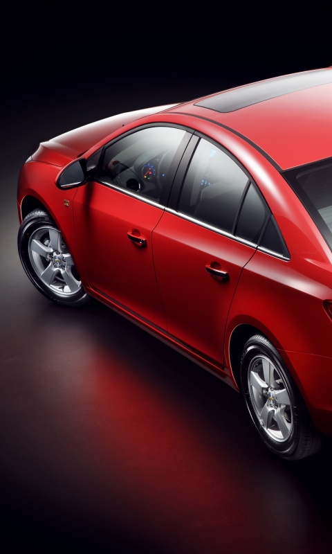 Шевроле Cruze красного цвета обои