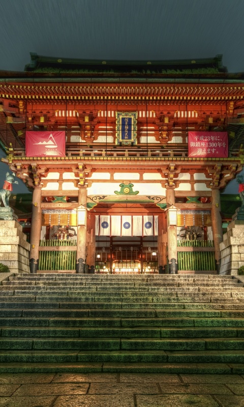 Китайский храм обои