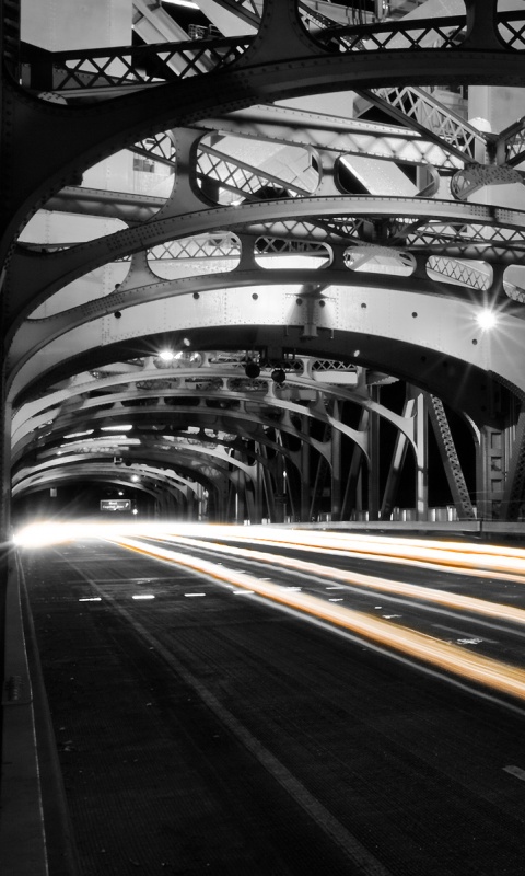 Городской мост в Сакраменто обои