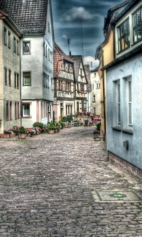 Старый городок обои