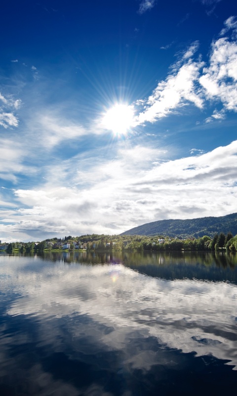 Норвежская река обои