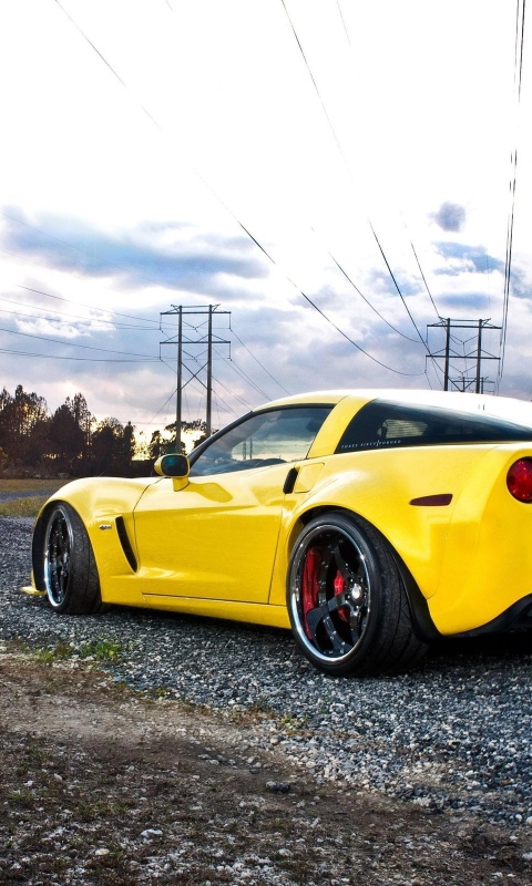 Chevrolet corvette обои
