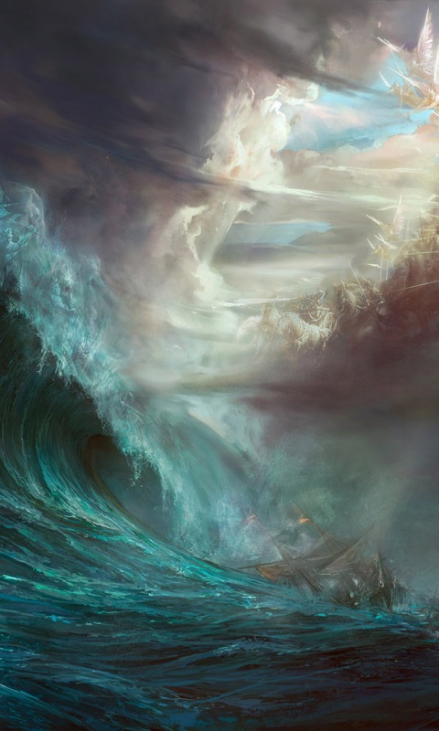 Битва стихий обои