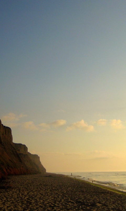 Уединенный пляж обои