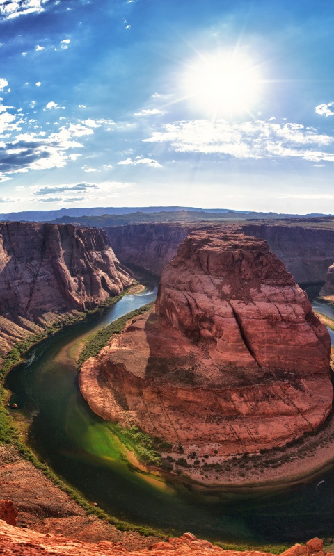 Каньон летом обои