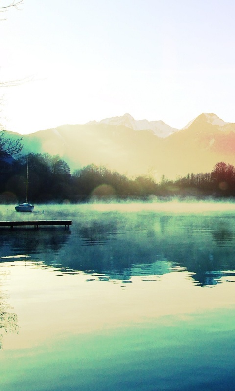 Красивое озеро обои