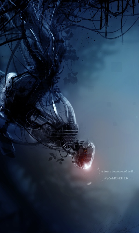 Гладос из PORTAL2 обои