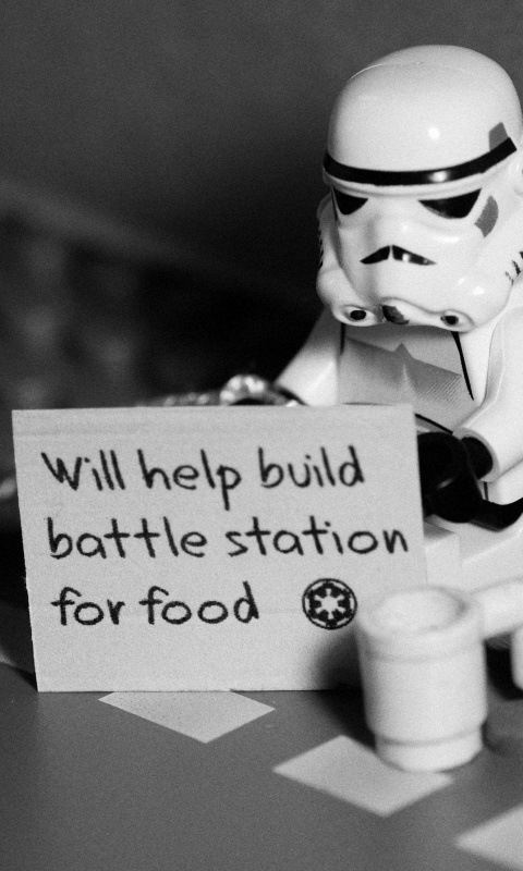 Помогу построить Звезду Смерти за еду обои