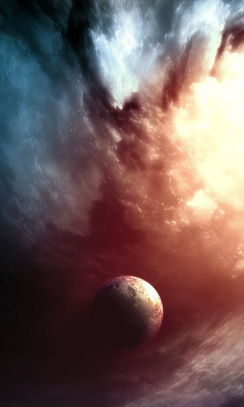 Космический вихрь обои