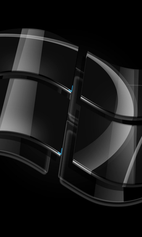 Стеклянный логотип Windows обои