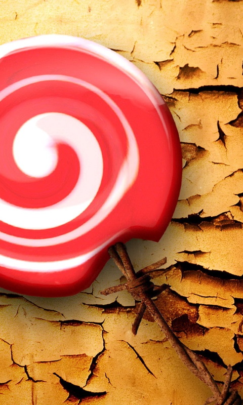 Леденец на палочке обои