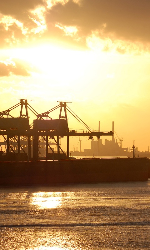 Грузовой порт обои