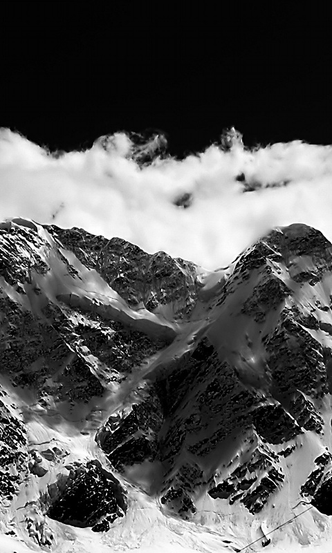 Снежные горы обои