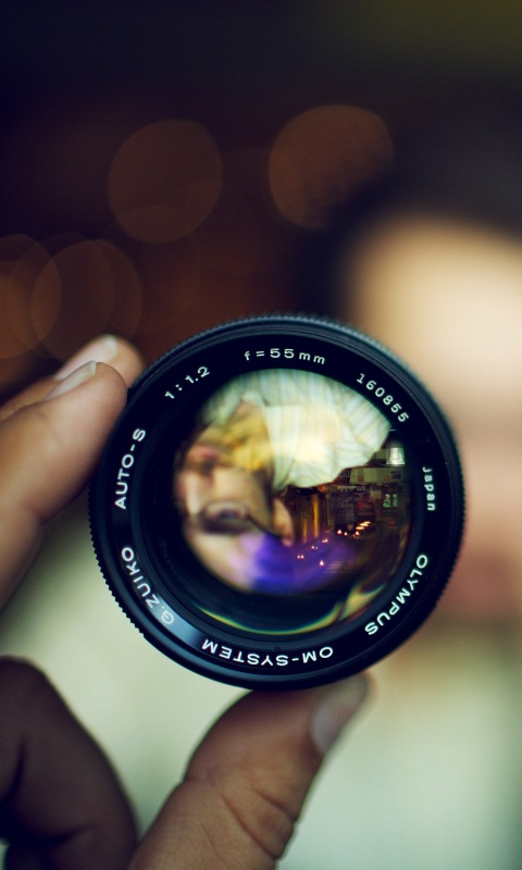 Объектив Olympus обои