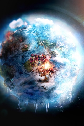 Обледеневшая земля обои