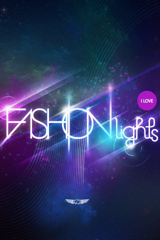 I love fashion lights обои