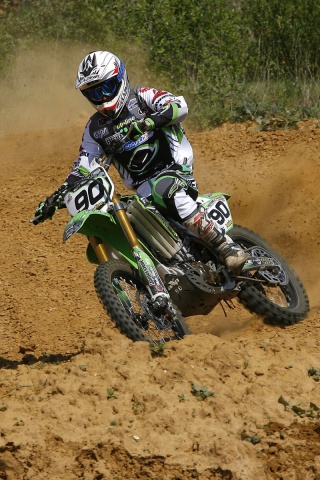 На мототреке обои