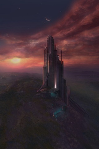 Города будущего обои