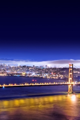 Ночной Нью-Йорк обои