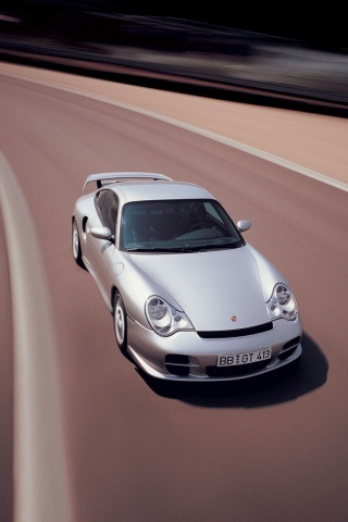 Порше на треке обои