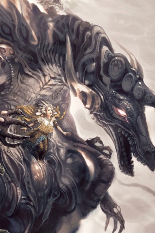 Демон похищающий девушку обои