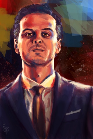 Портрет Джима Мориарти обои