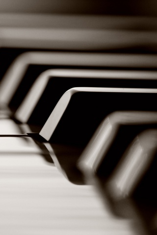 Клавиши  рояля обои