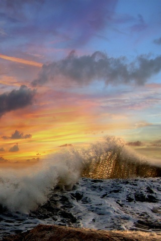 Бушующее море обои