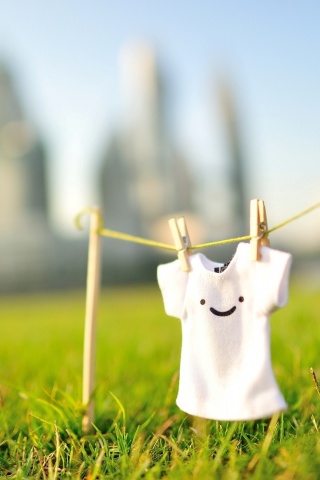 Веселая футболка обои