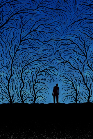 Смыкающиеся деревья обои