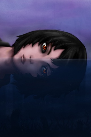 Девочка в воде обои