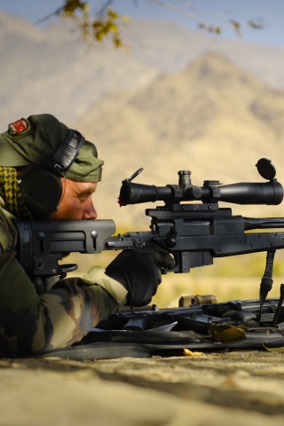 Стрелок в засаде обои