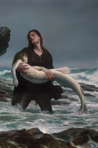 Рыбаки спасают русалку обои