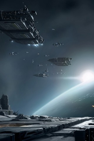 Космический флот обои