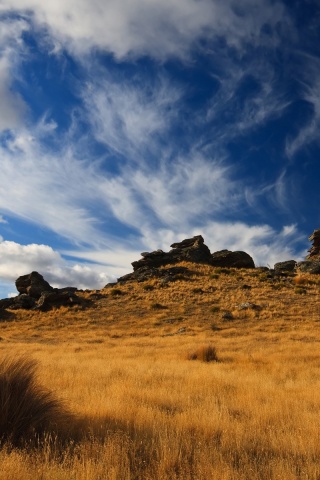 Дымящиеся скалы обои