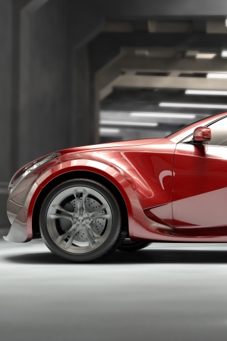 Красный концепт обои